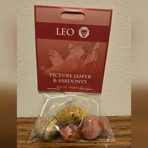 Leo Zodiac Jasper & Sardonyx Stones